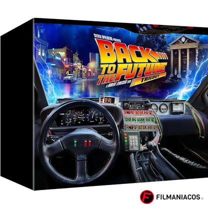PRE-VENTA: Back to the Future: Trilogy (1985-1990) (40th Anniversary Steelbook Gift-Set) [4K Ultra HD + Blu-ray]