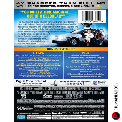 PRE-VENTA: Back to the Future (1985) (Steelbook) [4K Ultra HD + Blu-ray]