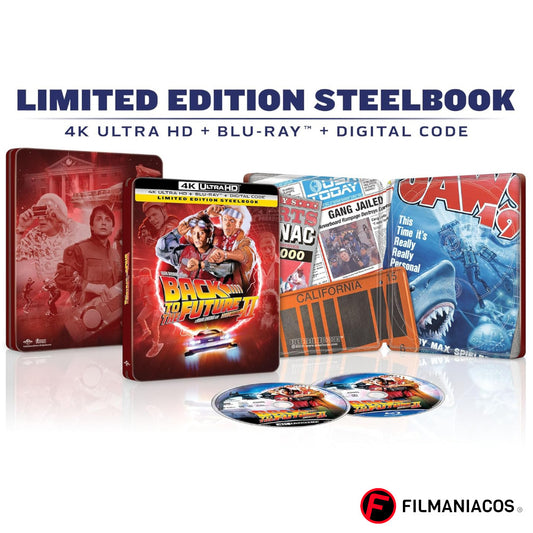PRE-VENTA: Back to the Future - Part II (1989) (Steelbook) [4K Ultra HD + Blu-ray]