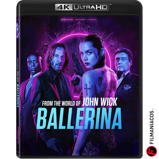 PRE-VENTA: Ballerina: From The World Of John Wick (2025) [4K Ultra HD + Blu-ray]