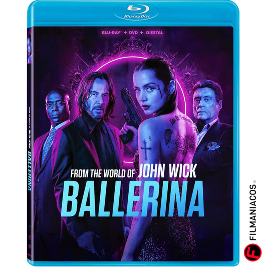 PRE-VENTA: Ballerina: From The World Of John Wick (2025) [Blu-ray + DVD]