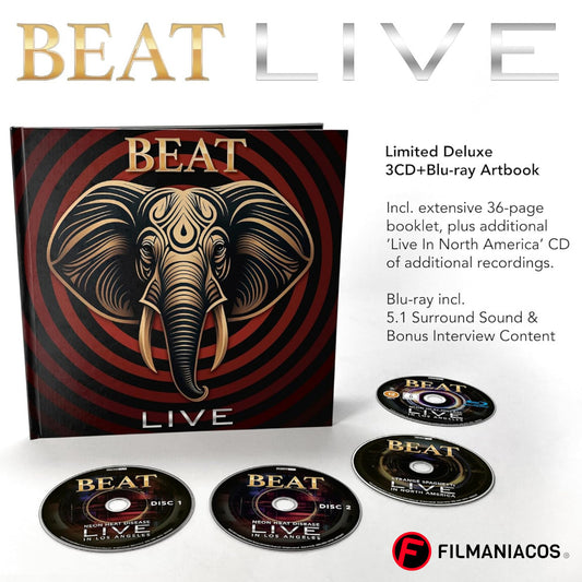 PRE-VENTA: Beat - Live (2024) (Hardback Artbook) [Blu-ray + CD]