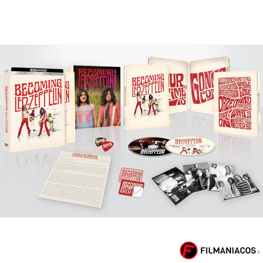PRE-VENTA: Becoming Led Zeppelin (2025) (Gift-Set Steelbook) [4K Ultra HD + Blu-ray]