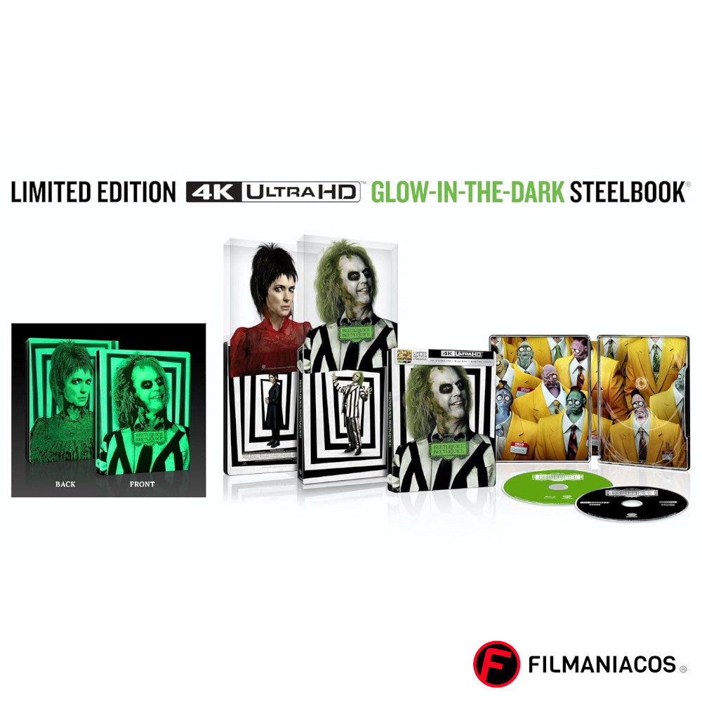 PEDIDO: Beetlejuice Beetlejuice (2024) (Steelbook) [4K Ultra HD + Blu-ray]