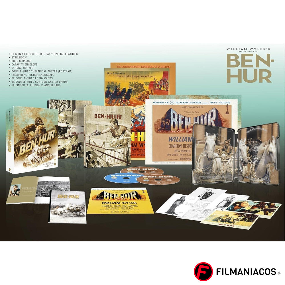 PRE-VENTA: Ben-Hur (1959) (Gift-Set con Steelbook) [4K Ultra HD]