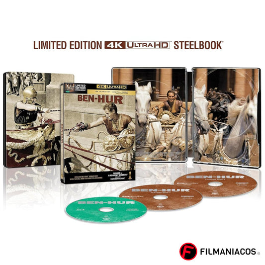 PRE-VENTA: Ben-Hur (1959) (Steelbook) [4K Ultra HD]