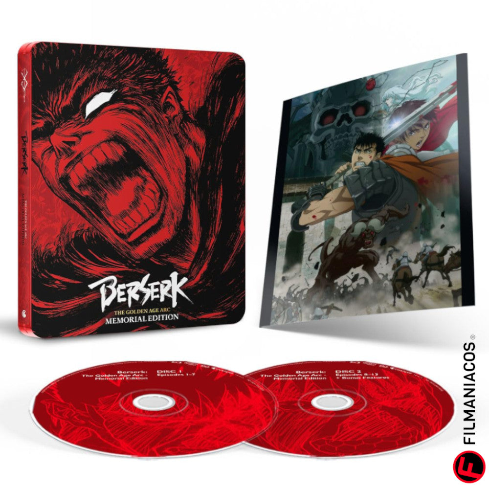 PRE-VENTA: Berserk: The Golden Age Arc - Memorial Edition (2022) (Steelbook) [Blu-ray]
