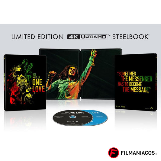 PRE-VENTA: Bob Marley: One Love (2024) (Steelbook) [4K Ultra HD + Blu-ray]