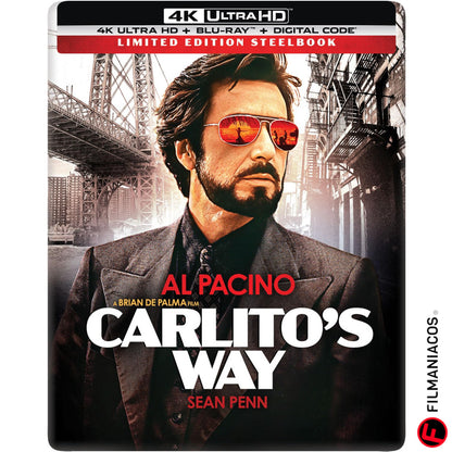 PRE-VENTA: Carlito's Way (1993) (Steelbook) [4K Ultra HD + Blu-ray]
