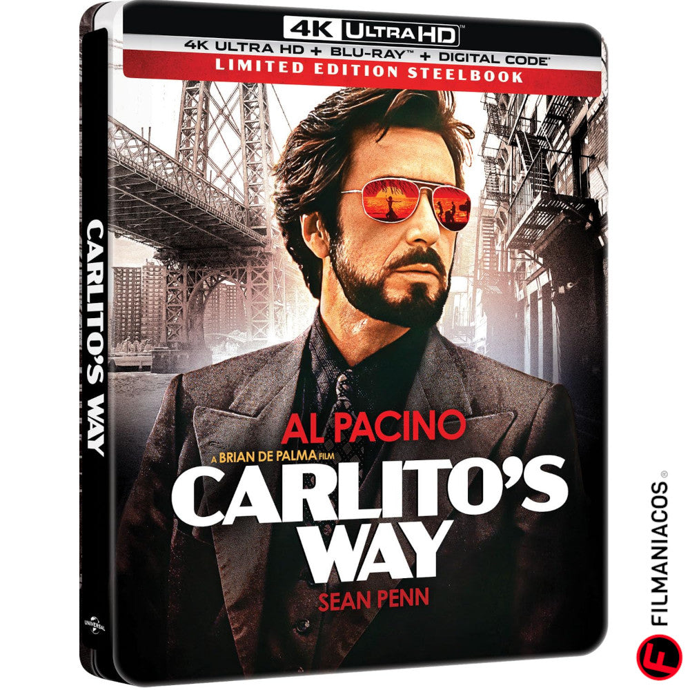 PRE-VENTA: Carlito's Way (1993) (Steelbook) [4K Ultra HD + Blu-ray]