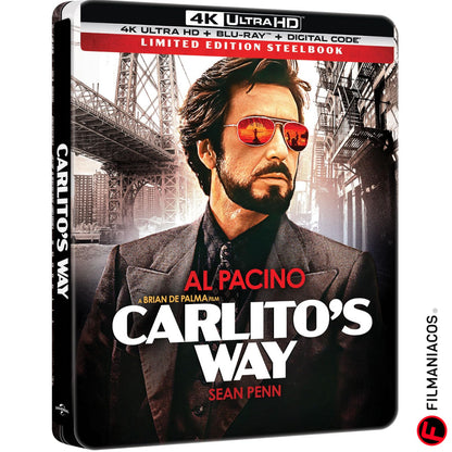 PRE-VENTA: Carlito's Way (1993) (Steelbook) [4K Ultra HD + Blu-ray]