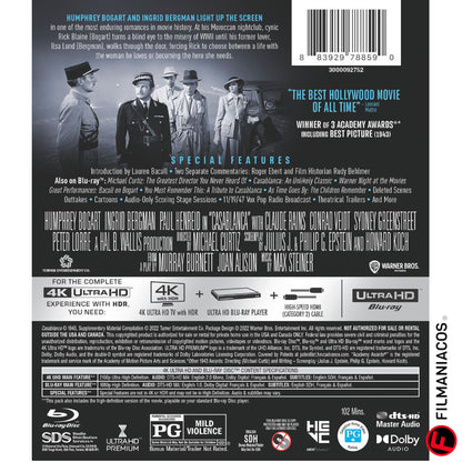 Casablanca (1942) (80th Anniversary Edition) [4K Ultra HD + Blu-ray]
