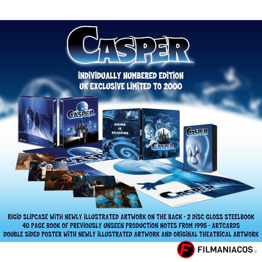 PRE-VENTA: Casper (1995) (Gift-Set / Steelbook) [4K Ultra HD + Blu-ray]