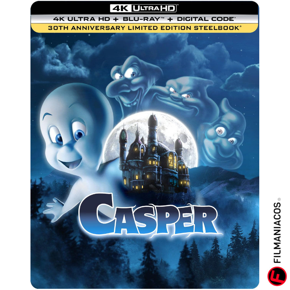 PRE-VENTA: Casper (1995) (Steelbook) [4K Ultra HD + Blu-ray]