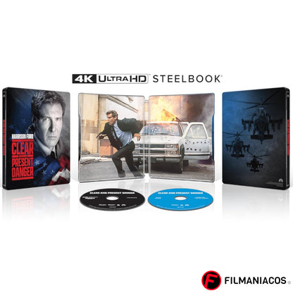 PRE-VENTA: Clear and Present Danger (1994) (Steelbook) [4K Ultra HD + Blu-ray]