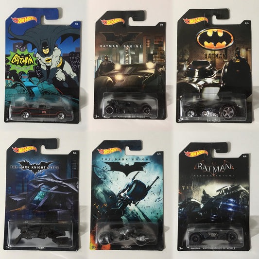 Batman Hot Wheels Batman Series Set Completo de 6 (Walmart Exclusive) (2015)