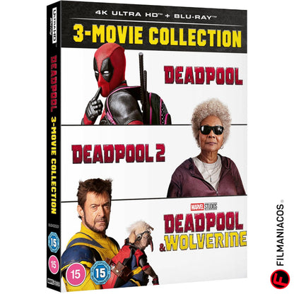 PRE-VENTA: Deadpool: 3-Movie Collection (2016-2024) [4K Ultra HD + Blu-ray]