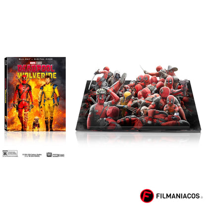 PEDIDO: Deadpool & Wolverine (2024) (Slipcover Pop-up) [Blu-ray]