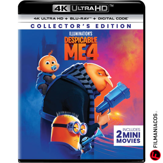 PRE-VENTA: Despicable Me 4 (2024) [4K Ultra HD + Blu-ray]