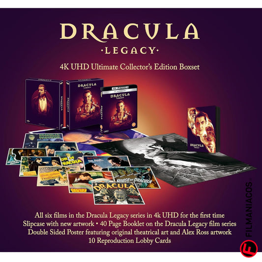 PRE-VENTA: Dracula: Ultimate Legacy Collection (1931-1948) (Gift-Set) [4K Ultra HD]