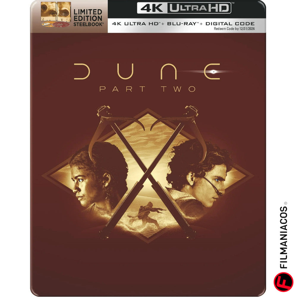 PRE-VENTA: Dune: Part Two (2024) (Steelbook) [4K Ultra HD + Blu-ray]