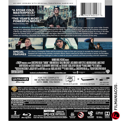 Dunkirk (2017) [4K Ultra HD + Blu-ray]