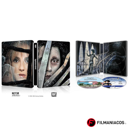 PRE-VENTA: Edward Scissorhands (1990) (35th Anniversary Steelbook) [4K Ultra HD + Blu-ray]