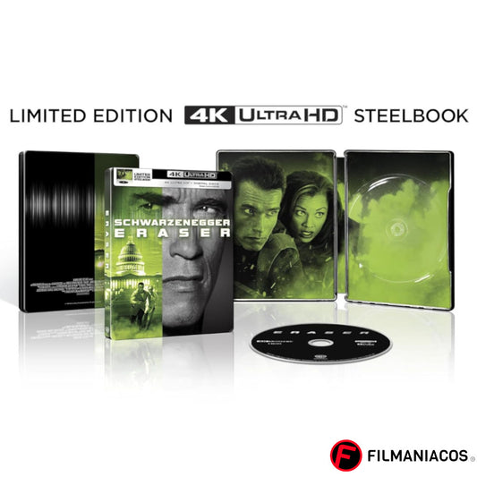 PRE-VENTA: Eraser (1996) (30th Anniversary Steelbook) [4K Ultra HD]