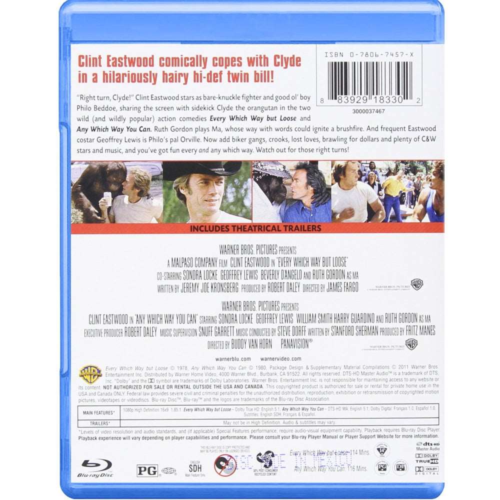 Every Which Way But Loose & Any Which Way You Can [Blu-ray] >>USADO<<