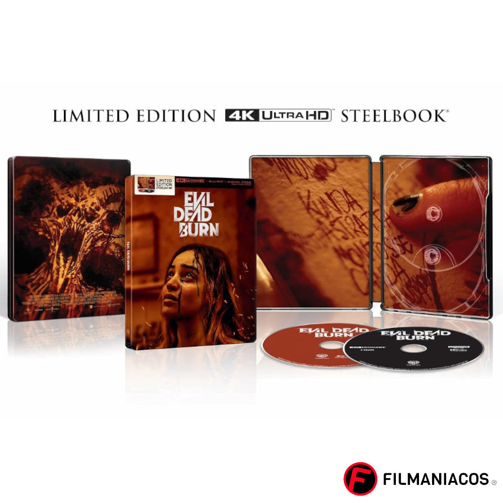 PRE-VENTA: Evil Dead Burn (2026) (Steelbook US) [4K Ultra HD + Blu-ray]