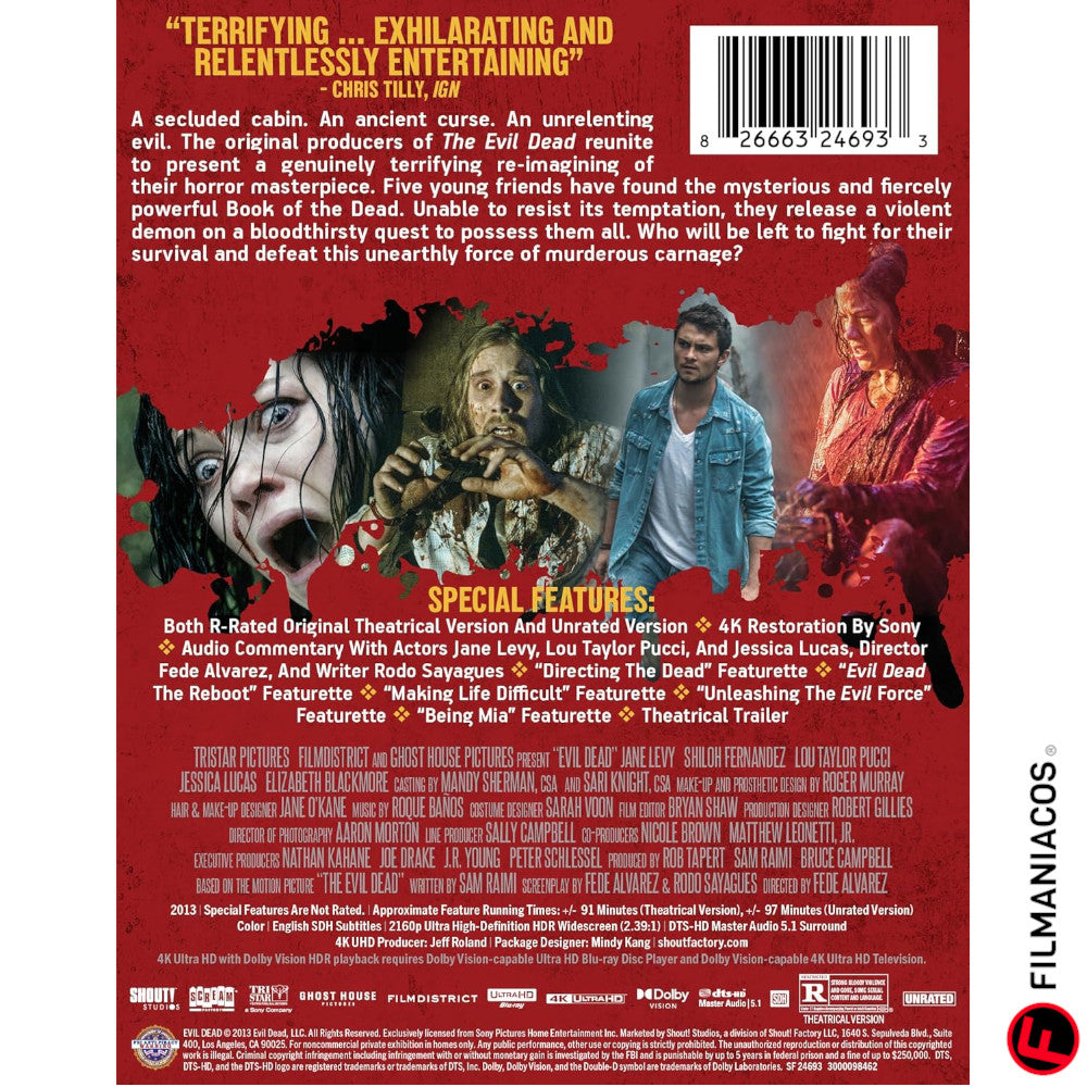 Evil Dead (2013) (Steelbook) [4K Ultra HD]