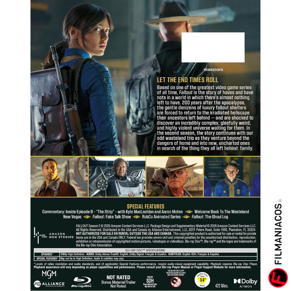 PRE-VENTA: Fallout: Season Two (2025-2026) [Blu-ray]