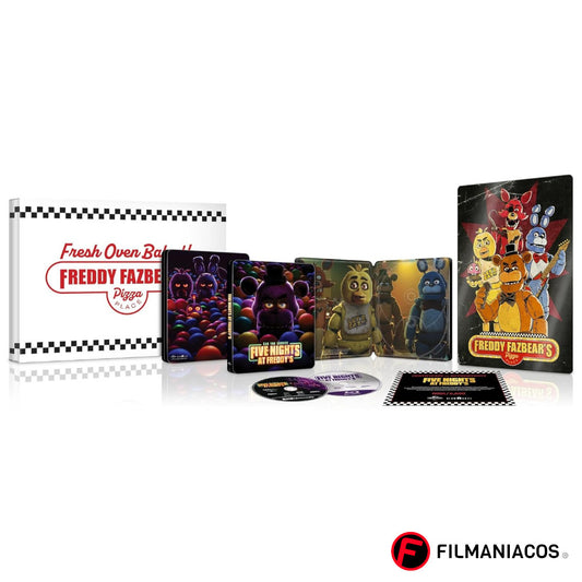 PRE-VENTA: Five Nights at Freddy's (2023) (Gift-Set con Steelbook) [4K Ultra HD + Blu-ray]