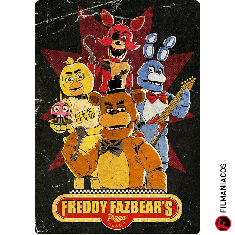 PRE-VENTA: Five Nights at Freddy's (2023) (Gift-Set con Steelbook) [4K Ultra HD + Blu-ray]