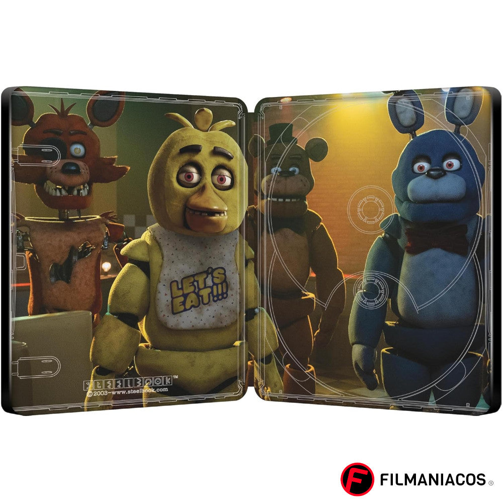 PRE-VENTA: Five Nights at Freddy's (2023) (Gift-Set con Steelbook) [4K Ultra HD + Blu-ray]