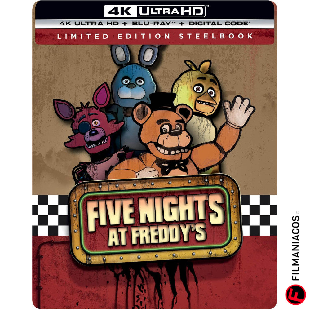 PRE-VENTA: Five Nights at Freddy's (2023) (Steelbook) [4K Ultra HD + Blu-ray]