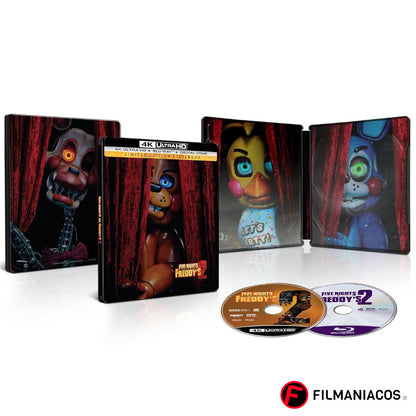 PRE-VENTA: Five Nights at Freddy's 2 (2025) (Steelbook) [4K Ultra HD + Blu-ray]