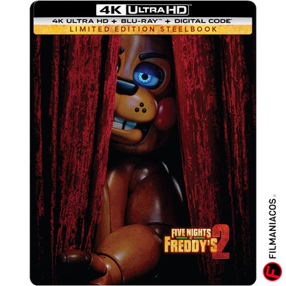 PRE-VENTA: Five Nights at Freddy's 2 (2025) (Steelbook) [4K Ultra HD + Blu-ray]