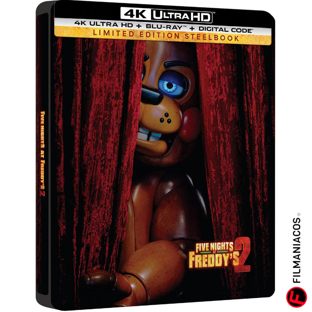 PRE-VENTA: Five Nights at Freddy's 2 (2025) (Steelbook) [4K Ultra HD + Blu-ray]