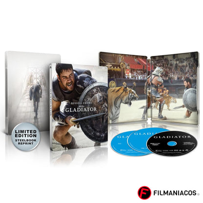 PRE-VENTA: Gladiator (2000) (Steelbook) [4K UHD + Blu-ray]