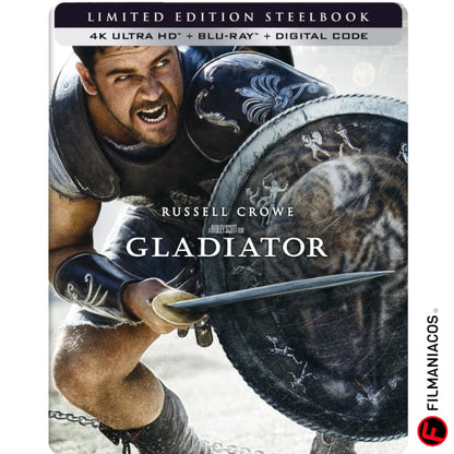 PRE-VENTA: Gladiator (2000) (Steelbook) [4K UHD + Blu-ray]