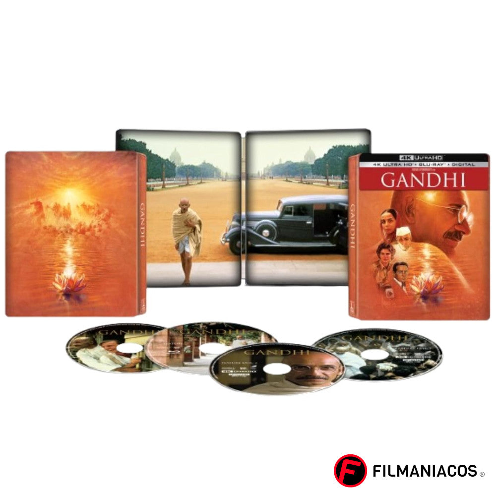 PRE-VENTA: Gandhi (1982) (Steelbook) [4K Ultra HD + Blu-ray]