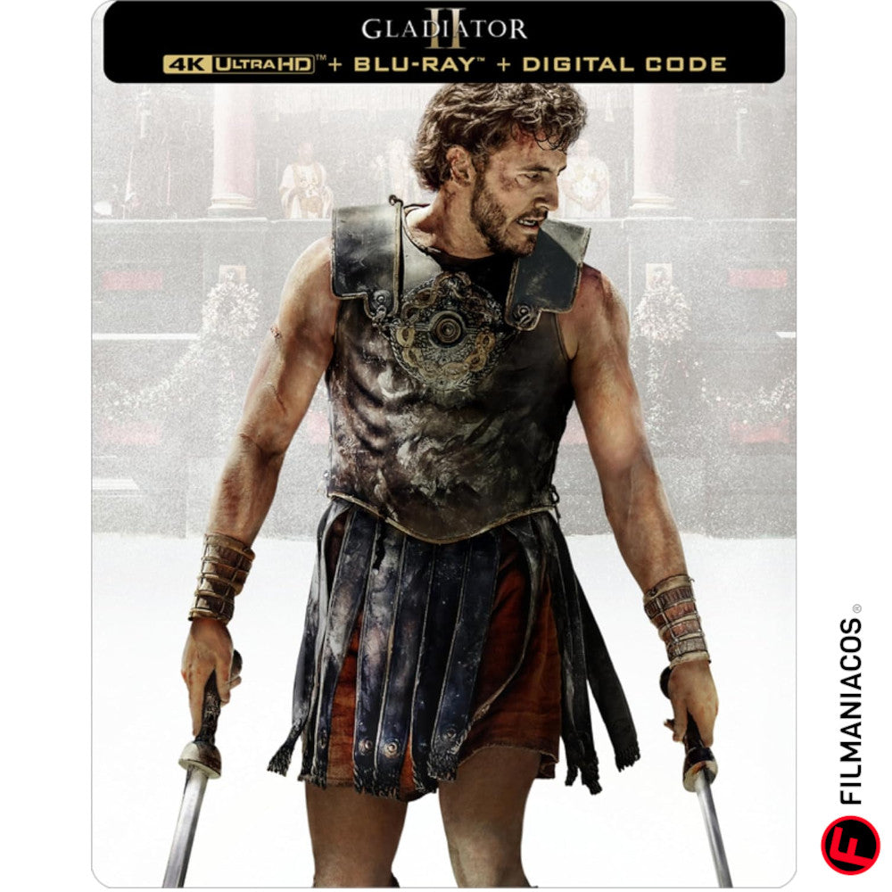 PRE-VENTA: Gladiator II (2024) (Steelbook) [4K Ultra HD + Blu-ray]