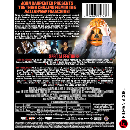 PRE-VENTA: Halloween III: Season of the Witch (1982) (Steelbook) [4K Ultra HD + Blu-ray]