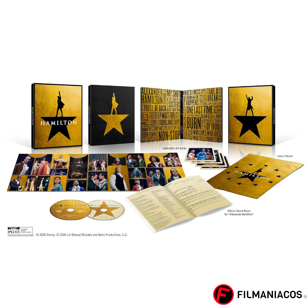 PRE-VENTA: Hamilton (2020) (Gift-Set Digipack) [4K Ultra HD + Blu-ray]