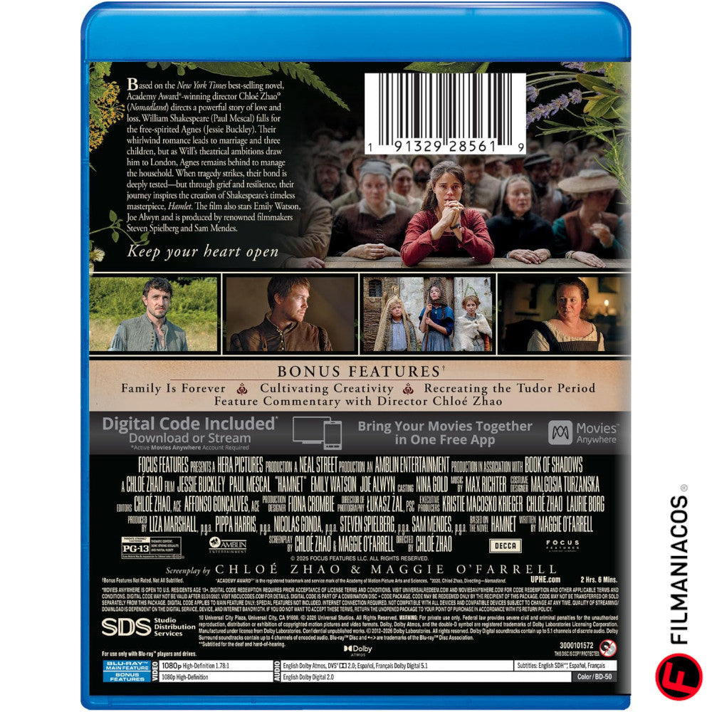 PRE-VENTA: Hamnet (2025) [Blu-ray]