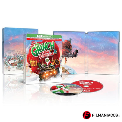 PRE-VENTA: Dr. Seuss' How the Grinch Stole Christmas (2000) (25th Anniversary Steelbook) [4K Ultra HD + Blu-ray]