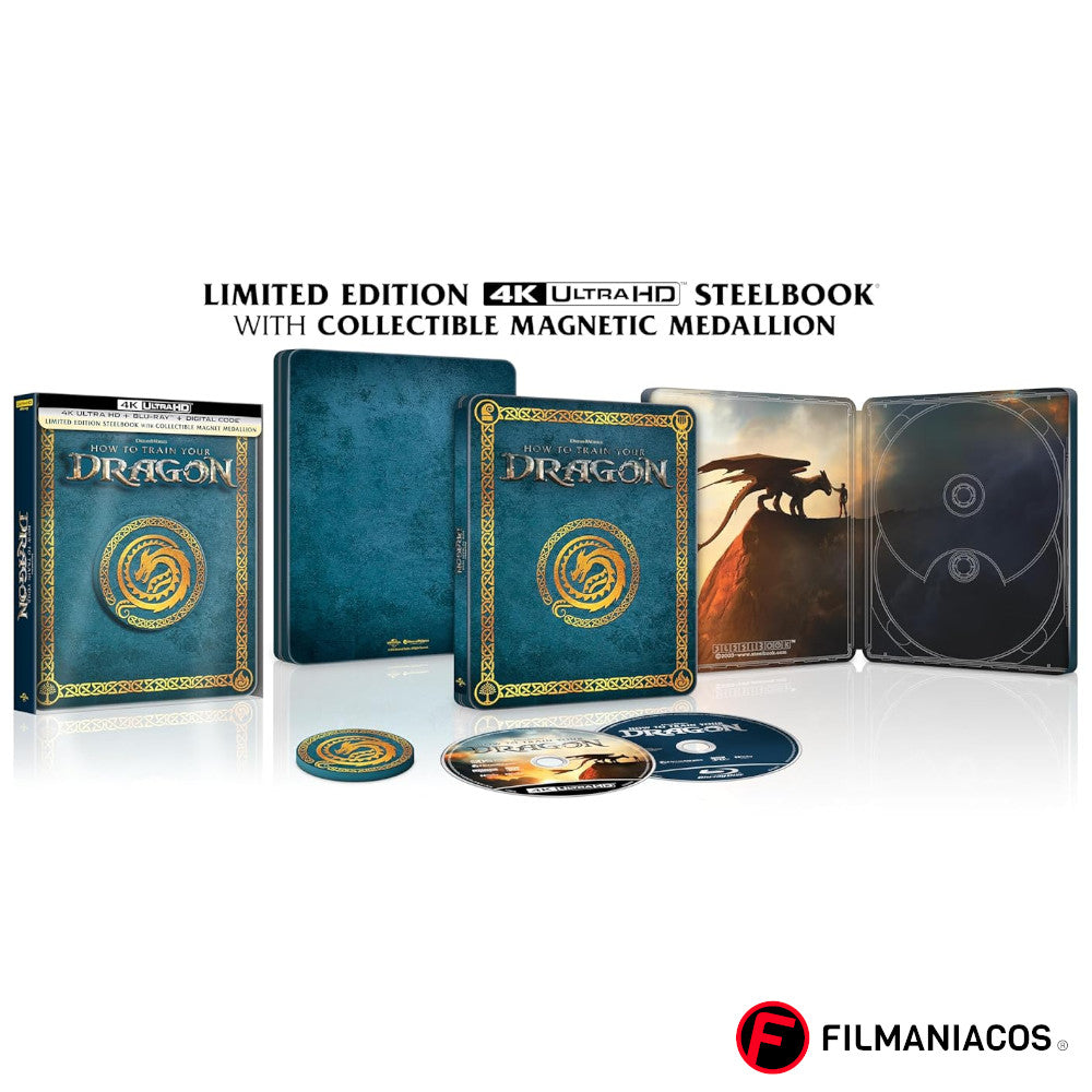 PRE-VENTA: How to Train Your Dragon (2025) (Steelbook) [4K Ultra HD + Blu-ray + Medallón]