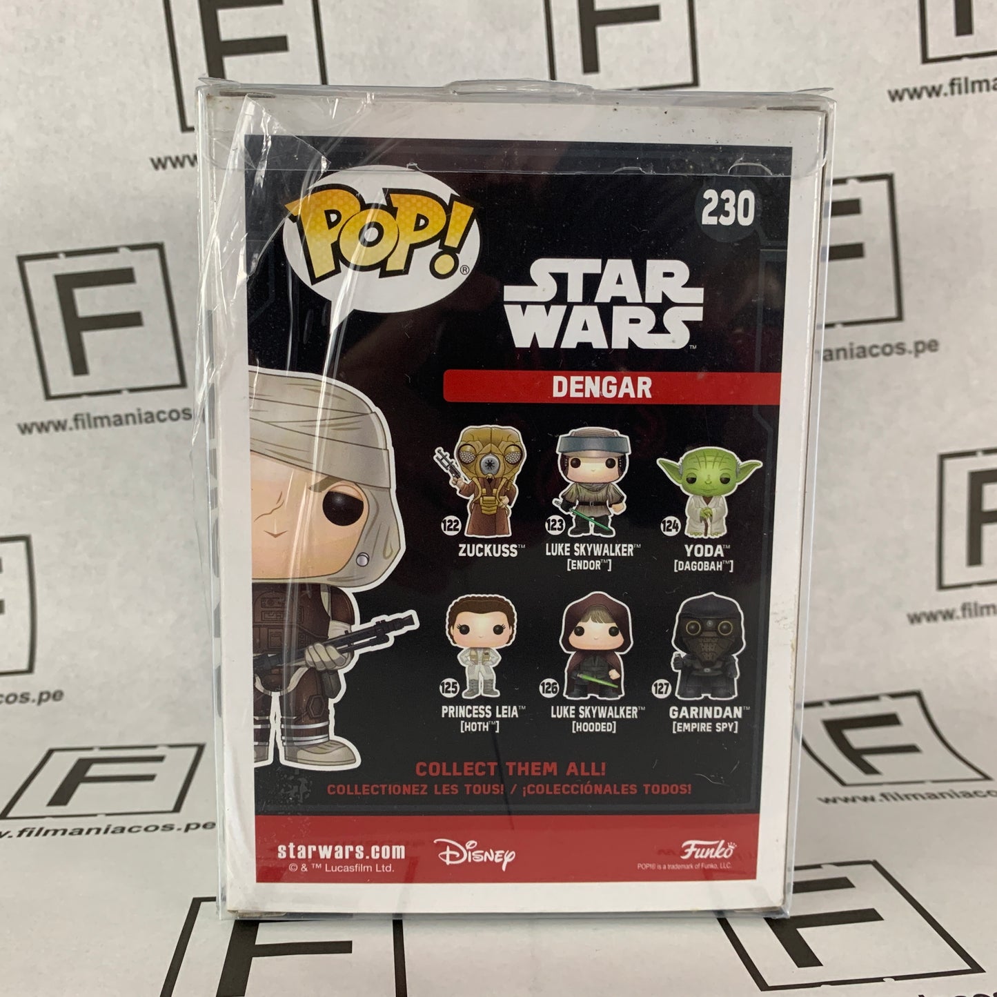 Star Wars Funko Pop Dengar (230) (2017 Fall Convention Exclusive) + Protector