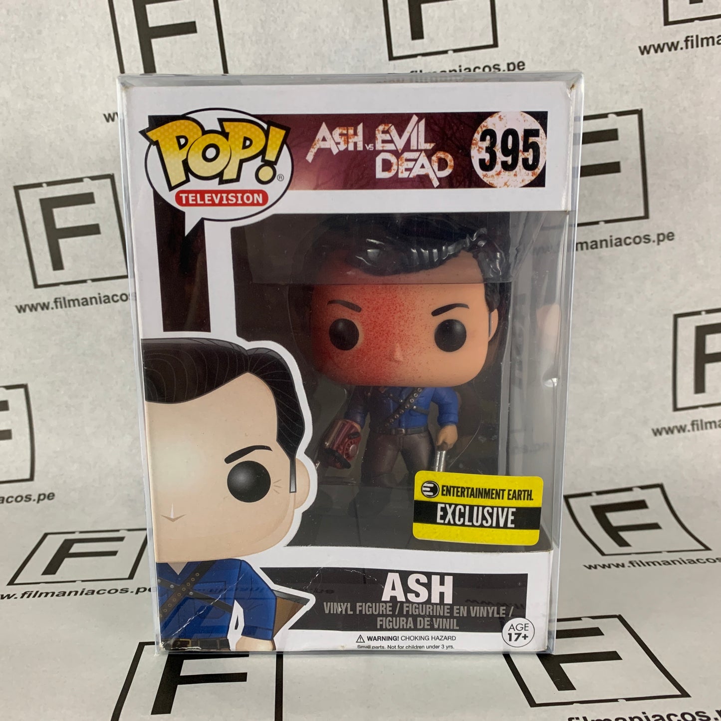 Evil Dead Funko Pop! Television Ash vs. Evil Dead Ash Bloody (395) (Entertaiment Earth Exclusive) + Protector